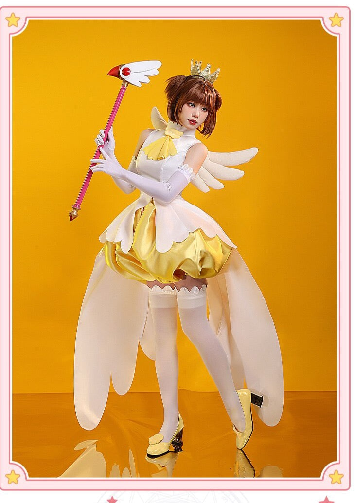 Yellow card captor cosplay - anime - cartoon - cosplay - girl - girls