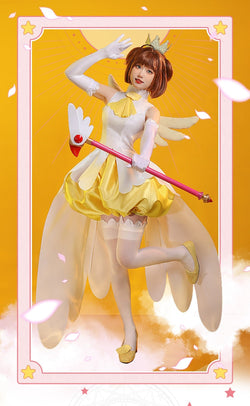 Yellow card captor cosplay - anime - cartoon - cosplay - girl - girls