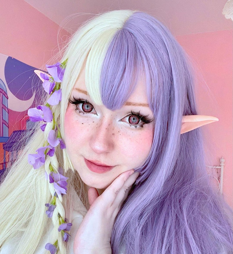 Split Lavender Lolita Wig