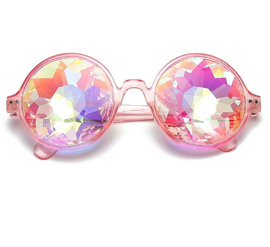 Crystallized Traslucent Sunglasses Pink main image 0