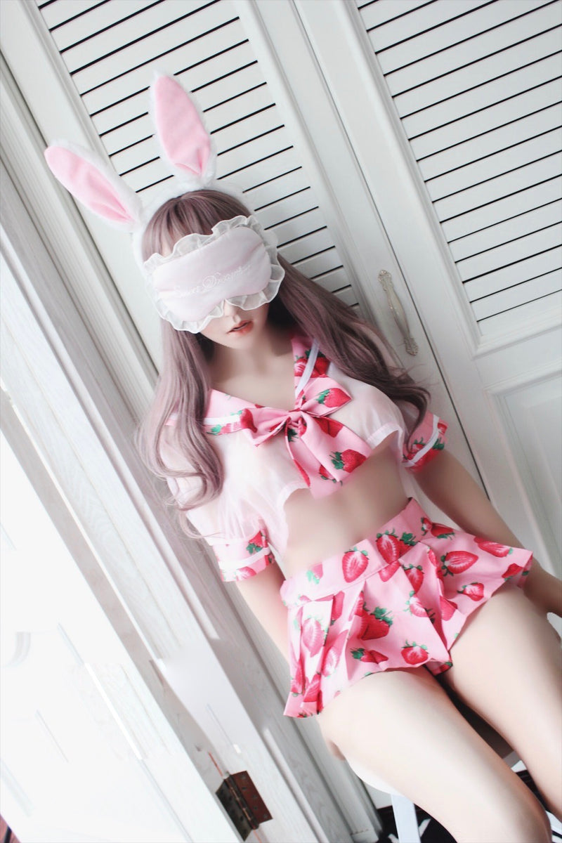 Girl Women Sexy Cute Kawaii Japanese Strawberry Underwear Pastel Knickers  Fairy Lolita Cosplay