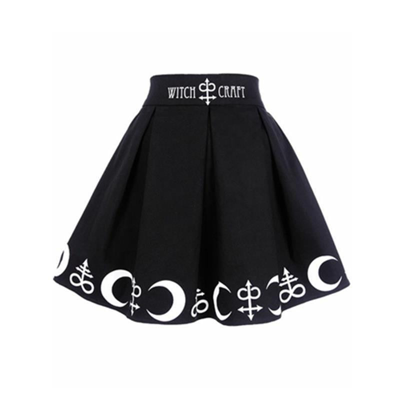 Harajuku Pastel Goth Pretty Witch Pleated Skirt New age Wicca Magic ...