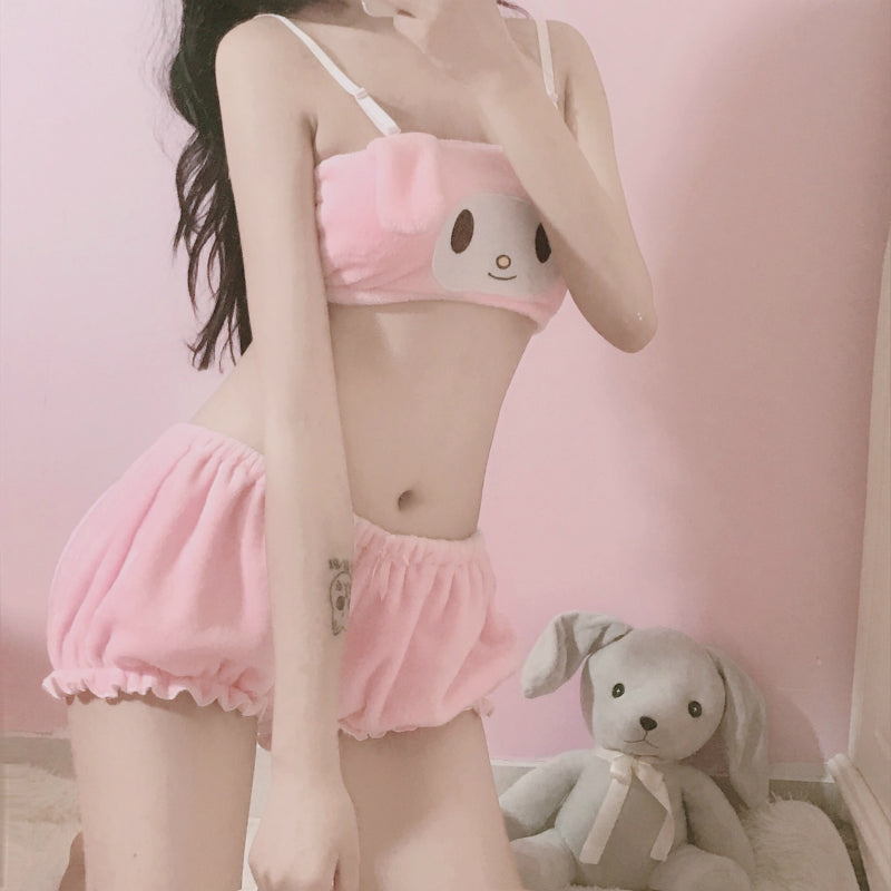 paloli Grils Cinnamoroll Anime Costumes Pink My Melody Lingerie