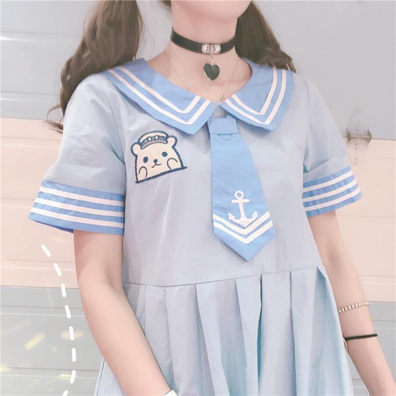 Sailor Baby Bear Dress