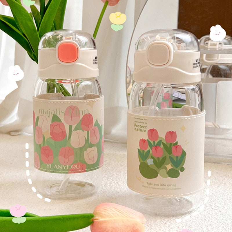 Spring Tulip Water Bottles