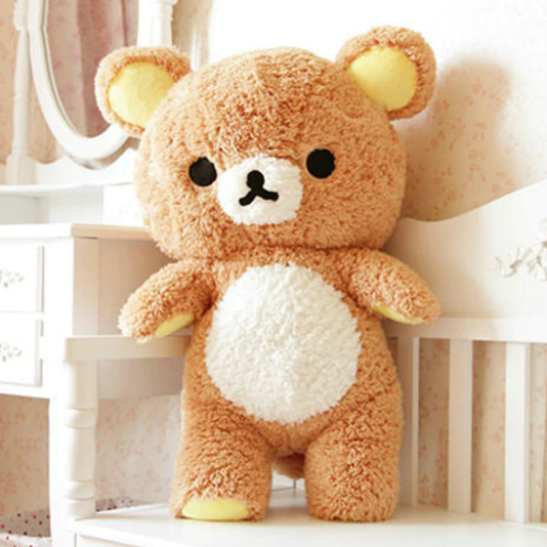 Brown Rilakkuma Bear Teddy Plush Toy Stuffed Animal Kawaii Cute San-X 