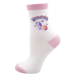 Pink Unicorn Pastel Socks Kawaii Fairy Kei Cute Fashion 