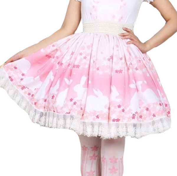 Cherry Blossom Bunny Skirt