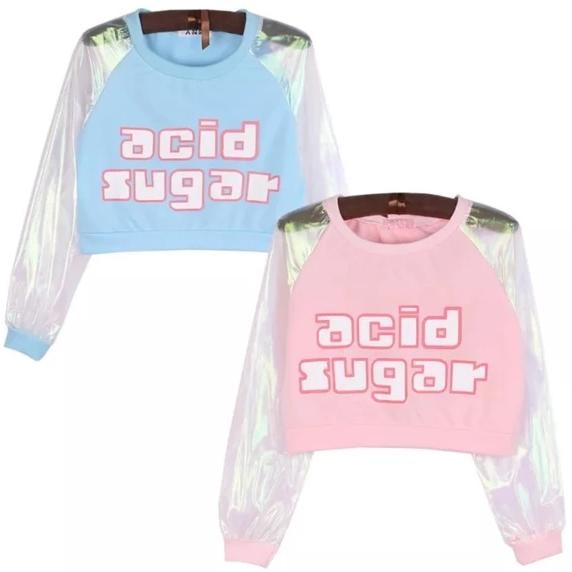 Acid Sugar Crop Top - Sweater