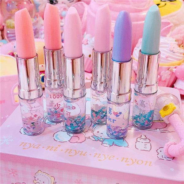 Aesthetic Lipstick Pens - cute pen, fairy kei, fairykei, kawaii, lipstick