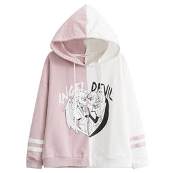 Angel vs Devil Hoodie - sweater