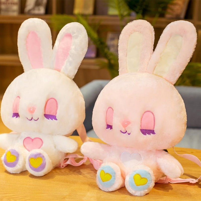 Baby Angel Bunny Backpack - Pink - backpack, backpacks, bags, book bag, bunny rabbit