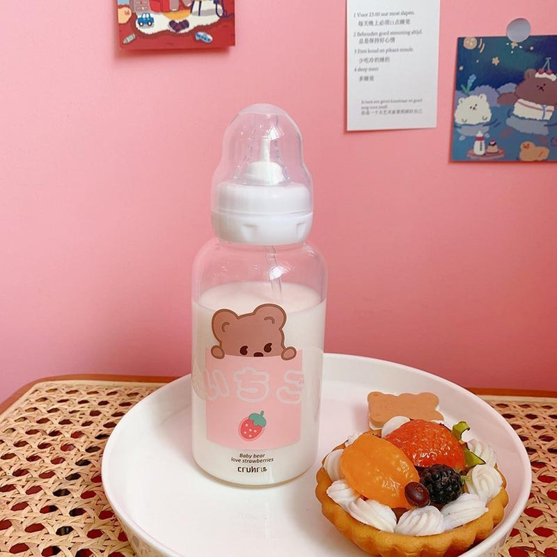 Baby Bear Bottles - Japanese Starwberry - adult bottle, bottles, avengers, baby bear, bottles