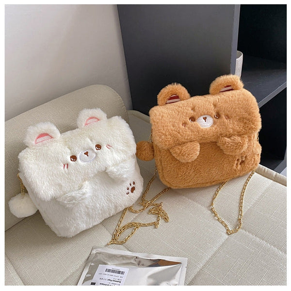 Cute Kawaii Small Sling Bag with cute Bag pins – Team Black Store
