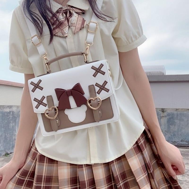Baby Bear Lolita Handbag - bags, box bag, purse, fairy kei, handbags