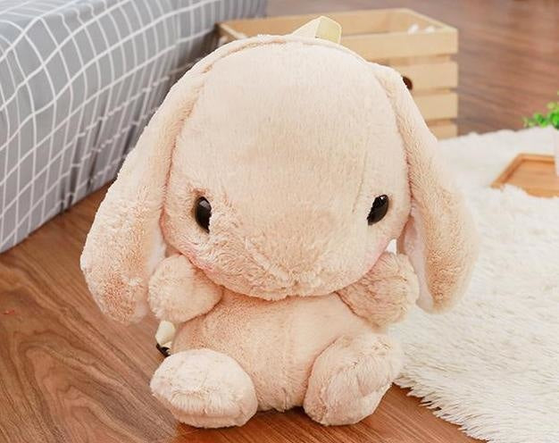 Kawaii Baby Bunny Rabbit backpack Book Bag Cute Fluffy Bun Adorable