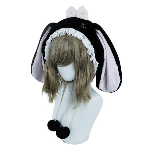 Baby Bun Lolita Bonnet - bunny ear, bunny ears, bunny girls, ears, hat Kawaii Babe
