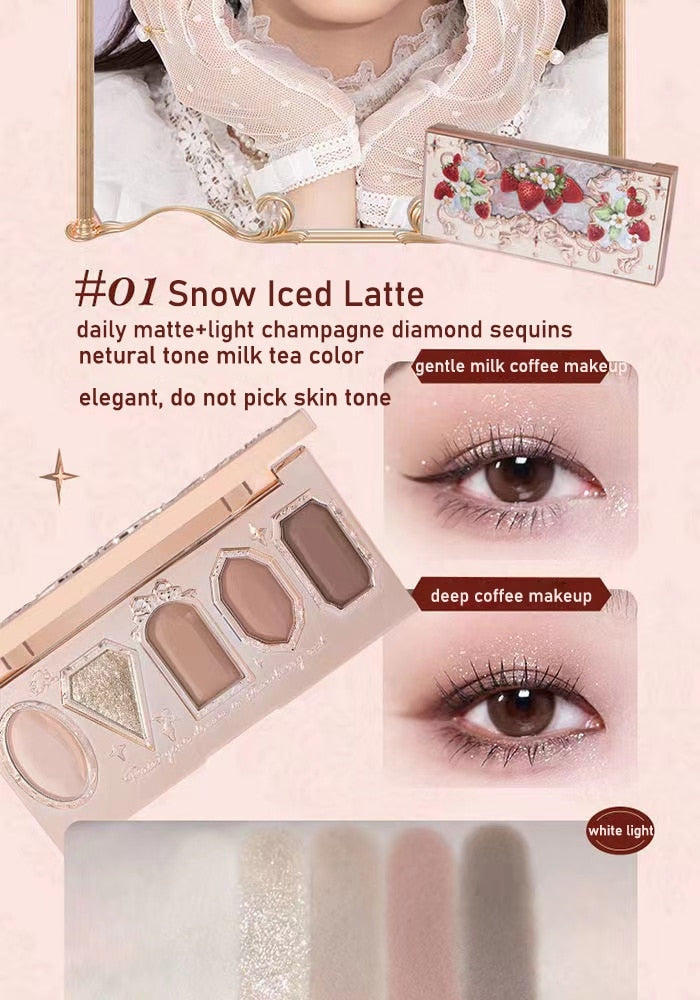 Berry Angelic Eyeshadow Palette - 1 Snow Iced Palette - eyeshadow