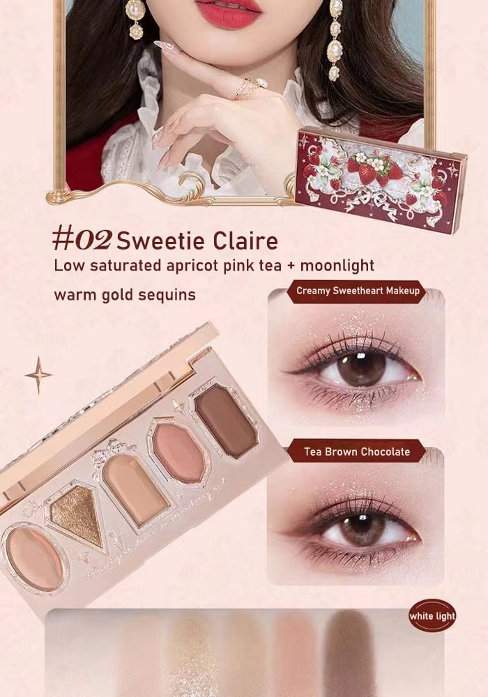 Berry Angelic Eyeshadow Palette - 2 Sweetie Claire - eyeshadow