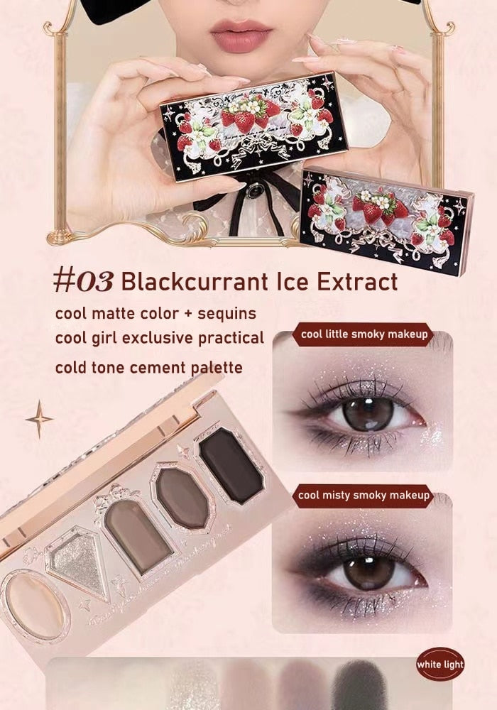 Berry Angelic Eyeshadow Palette - 3 Black Currant Ice - eyeshadow
