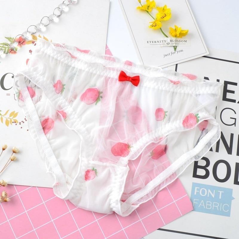 Strawberry Undies Kawaii Lolita Underwear Panties | Kawaii Babe