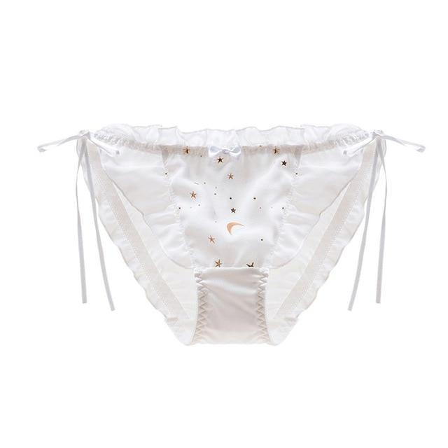 Berry Girly Undies - White Stars / M - underwear