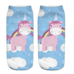 Blue Unicorn Socks - Socks