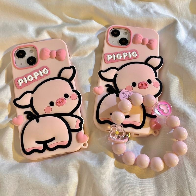 Booty Pig iPhone Case - iphone, iphone cases, iphones, mobile, mobile case DDLG Playground