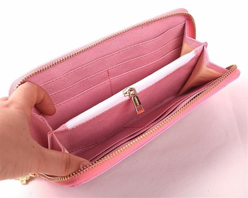 Mgiahekc Cute Coin Purse for Girls, Transparent Heart Coin Purse, Data  Cable Earphone Waterproof Storage Bag,Pink