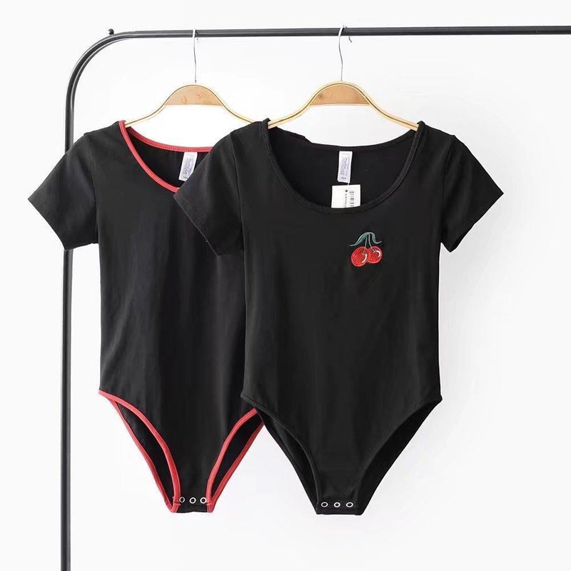 black red cherry adult onesie romper bodysuit abdl adult baby diaper lover age play cgl little space dd/lg fashion aesthetic by ddlg playground