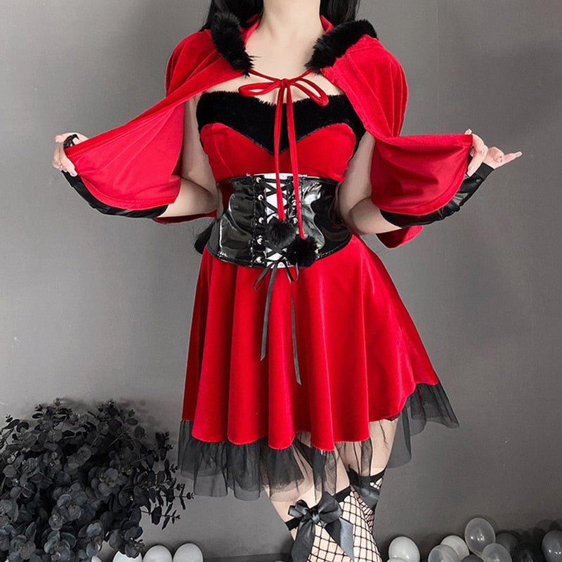 dress red riding hood Christmas Red Riding Hood Outfit L