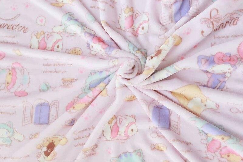 Fairy Kei Pastel Cinnamoroll Blanket and Plush Toy Storage Set Kawaii Cute 