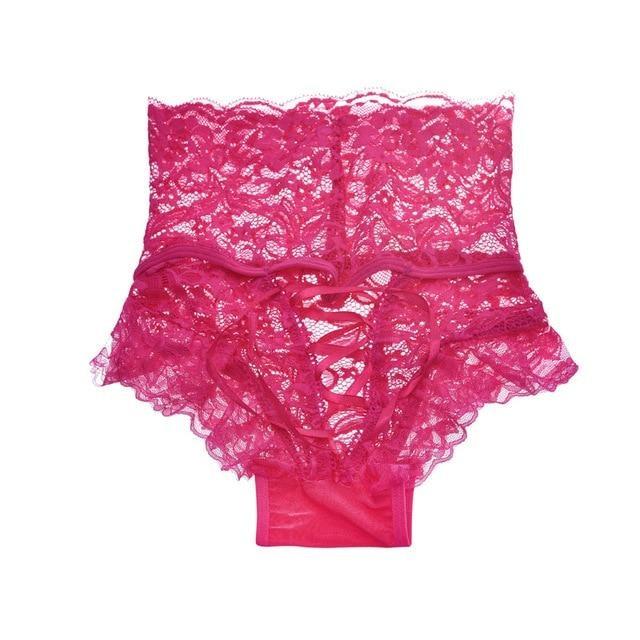 Corset High Waist Panties (Up to 3XL) - Magenta / L - underwear