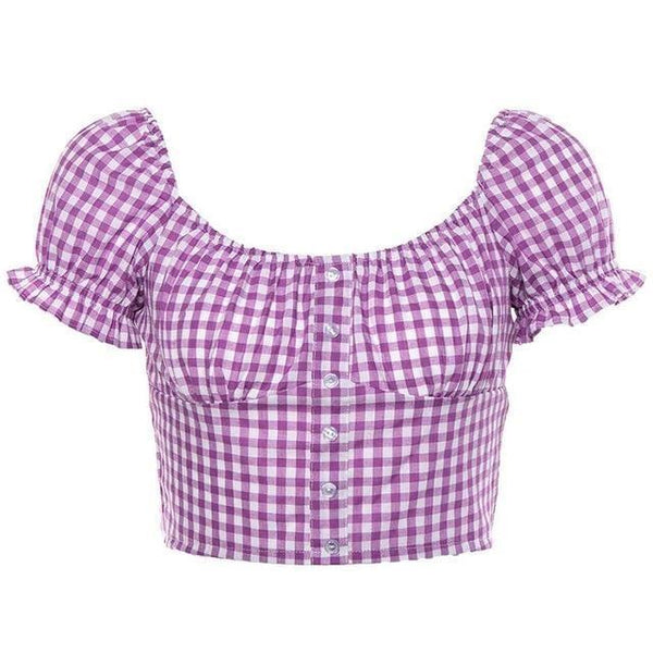 Country Baby Crop Top - Purple / L - shirt