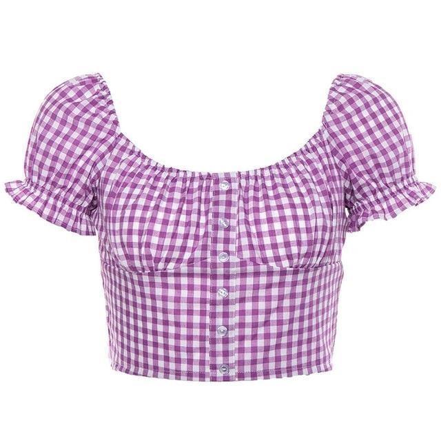 Country Baby Crop Top - Purple / L - shirt