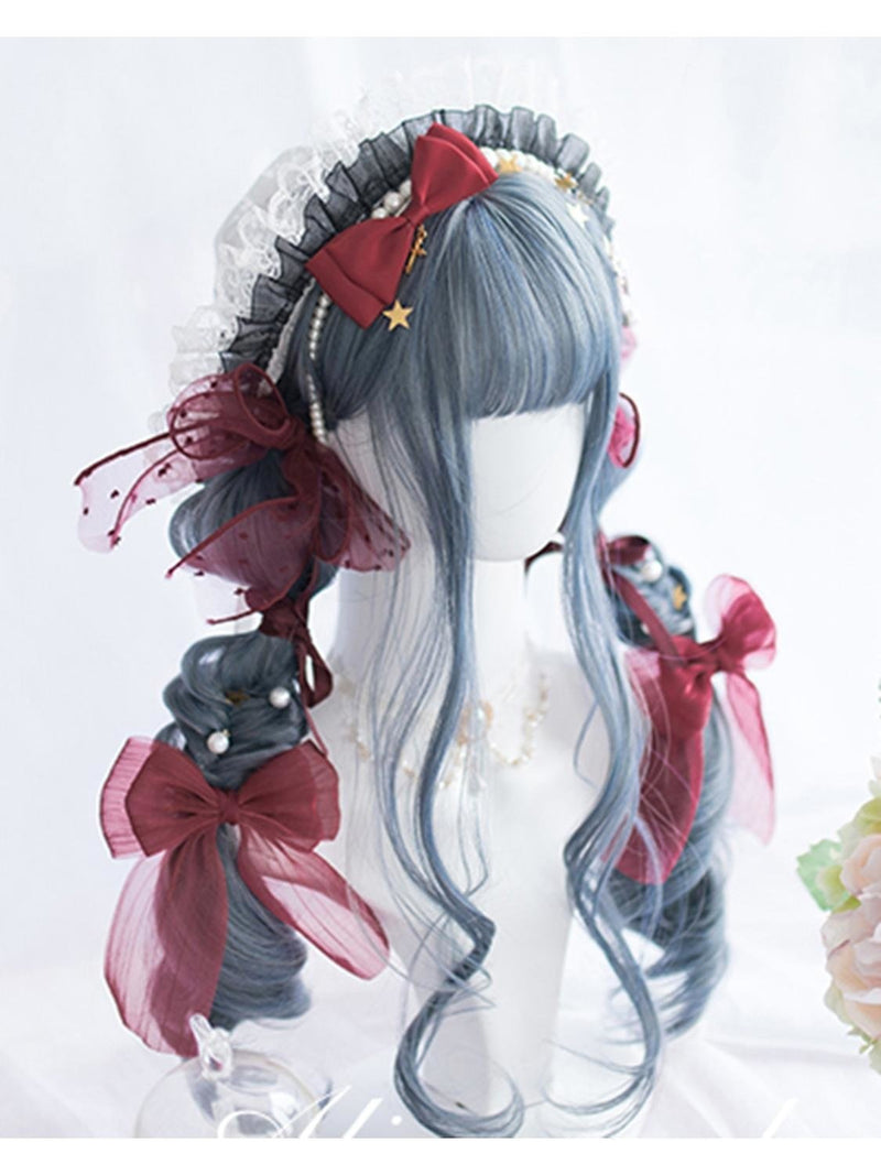 Dark Blue Lolita Wig - wig