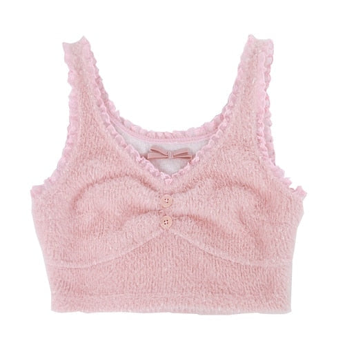 Dollette Skirt & Turtleneck Outfit - Pink Crop Top / S - angel, belly shirt, crop tops, dollcore, dollette