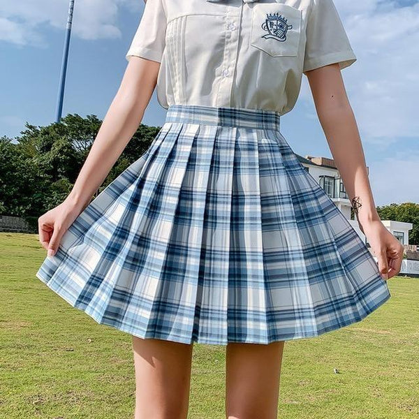 スカート [PLZPROJECT] PLEATED SKIRT Amazon.com: Wvapzxx High Waist Skirts for Womens Student
