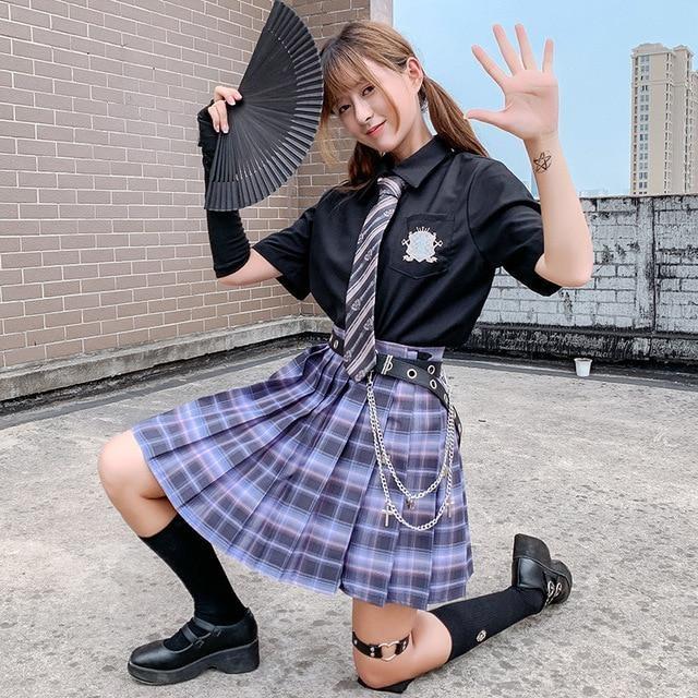 Kawaii Girl Pleated Skirt