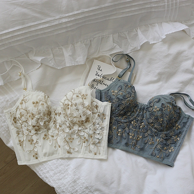 Embroidered Bustier 