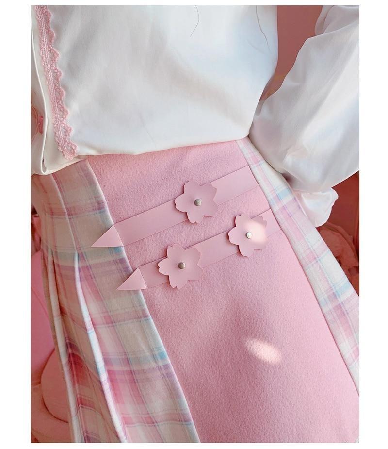 Flower Princess Patchwork Skirt - fairy, fairy kei, floral, flower, flower skirt