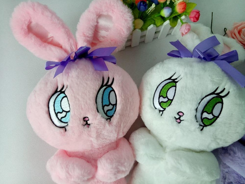 Fluffy Kawaii Bunny Rabbit Plush Stuffed Animal Toy by Kawaii Babe