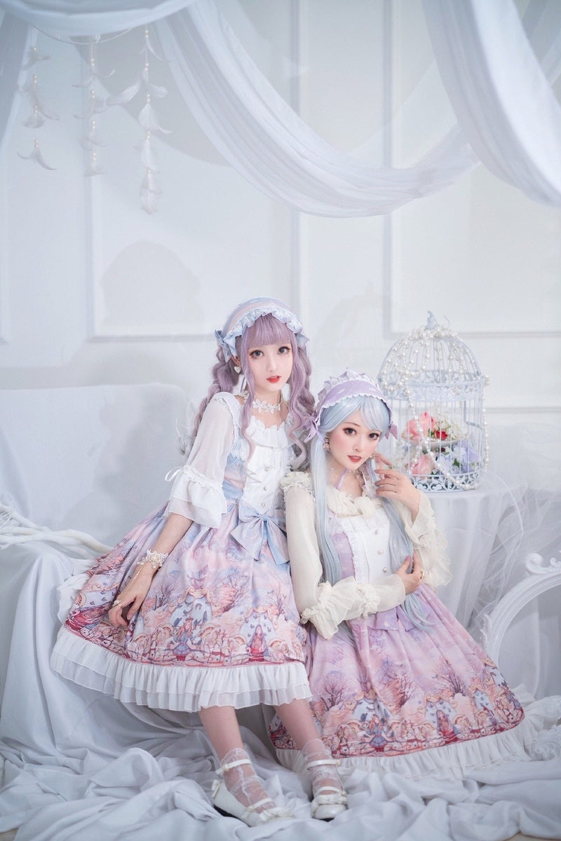Forest Fairy Pastel Lolita Dress JSK Sweet Cosplay