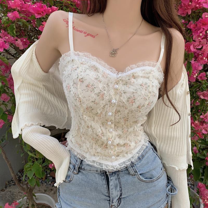 Delicate Lace Cami Top For $15.99! - Kawaii Stop