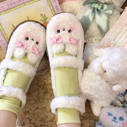 Fuzzy Bear Mary Janes - bear shoes, feetwear, footwear, furry fuzzy shoe
