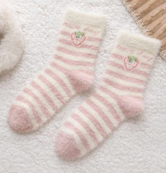 sorm'86 BUCHI KAWAII KNIT ブチかわいい ニット Harajuku Kawaii Fashion Peach Strawberry Winter Knit Sweater – The