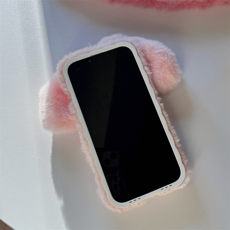 Fuzzy Bunny iPhone Case - iphone, iphone case, iphone cases, mobile, mobile case Kawaii Babe