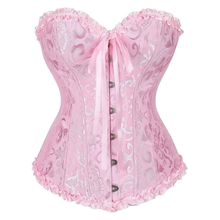 Milk linen corset with embroidery (№ 42709) ♡ Gepur - women clothes store