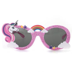 Glitter Unicorn Shades - Pink Black Lenses - Glasses