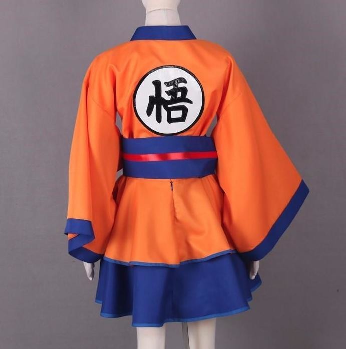Dragonball Z Goku Cosplay Kimono Dress Crossplay Costume Naruto Anime Convention